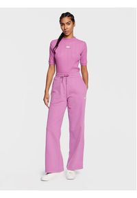 Calvin Klein Jeans Spodnie dresowe J20J220261 Różowy Relaxed Fit. Kolor: różowy. Materiał: bawełna, dresówka
