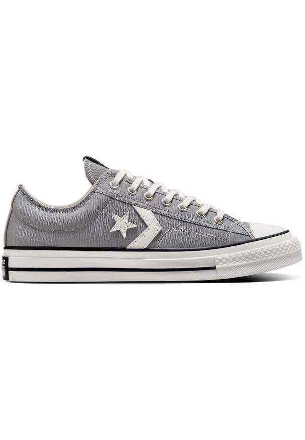 Buty sportowe Converse Star Player 76 Premium Canvas. Kolor: szary. Materiał: materiał. Sport: skateboard