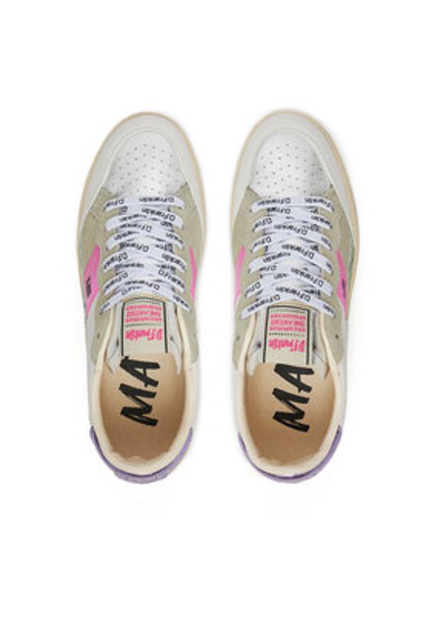 D.Franklin Sneakersy DFSH403001 Kolorowy. Materiał: skóra. Wzór: kolorowy
