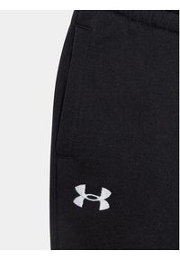 Under Armour Spodnie dresowe Ua Rival Fleece Joggers 1379525 Czarny Loose Fit. Kolor: czarny. Materiał: bawełna