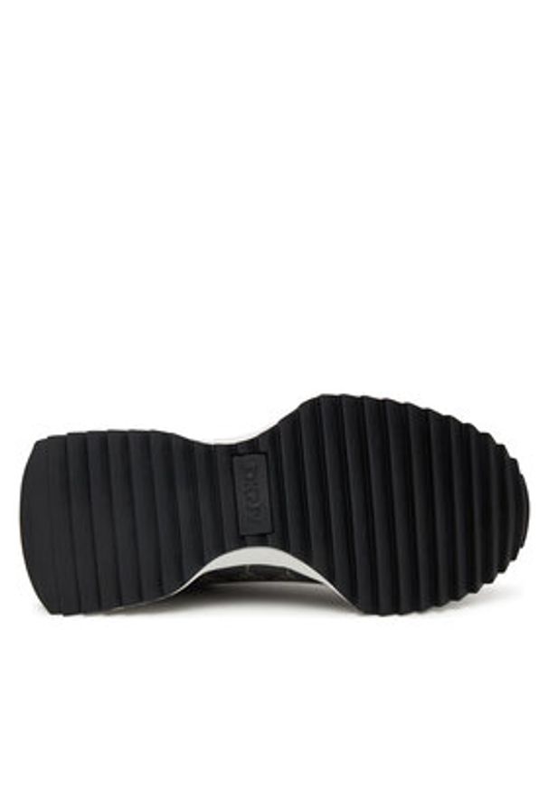 DKNY Sneakersy Naples K3522140 Czarny. Kolor: czarny. Materiał: materiał
