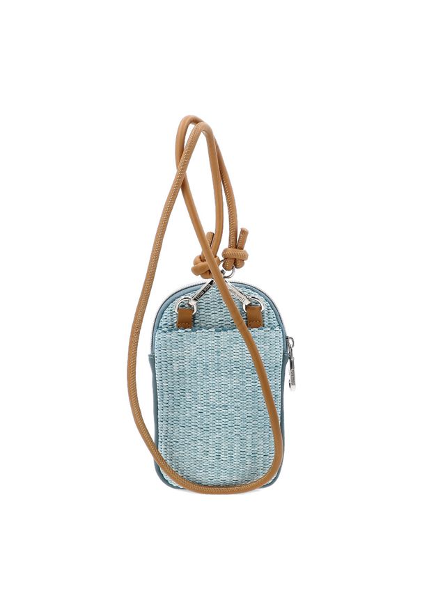 Niebieska Modna Damska Torebka Na Telefon Pepe Moll. Kolor: niebieski. Sezon: lato. Styl: elegancki. Rodzaj torebki: na ramię