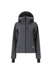 Damska kurtka narciarska SOS Cervinia. Kolor: niebieski, szary, wielokolorowy. Sezon: zima. Sport: narciarstwo #1