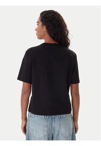 Tommy Jeans T-Shirt Badge DW0DW22202 Czarny Boxy Fit. Kolor: czarny. Materiał: bawełna #3