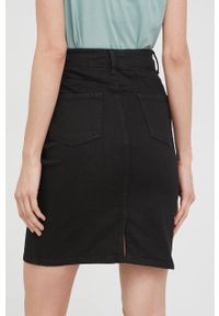 Answear Lab spódnica kolor czarny mini ołówkowa. Kolor: czarny. Materiał: tkanina. Styl: wakacyjny