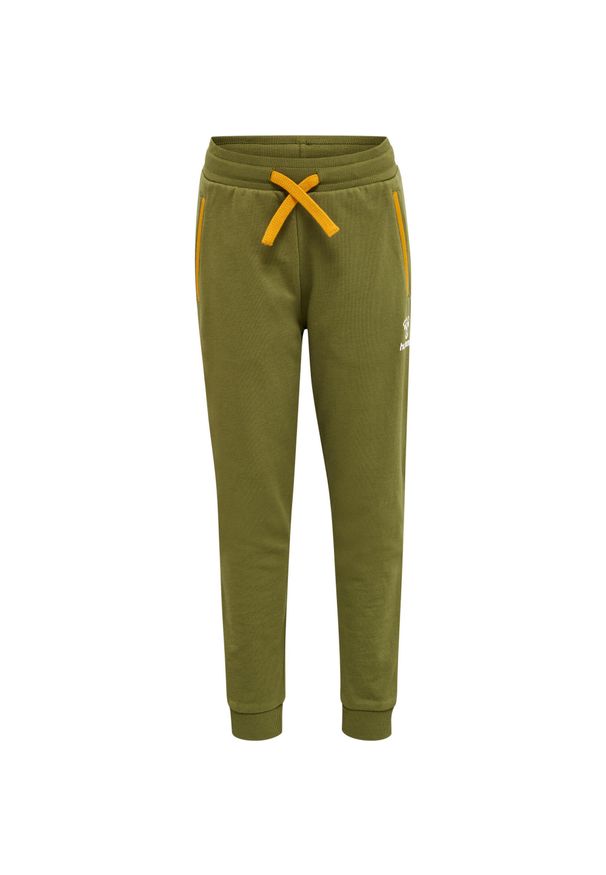 Spodnie dresowe dla dzieci Hummel Cloud. Kolor: zielony. Materiał: dresówka. Sport: joga i pilates, bieganie