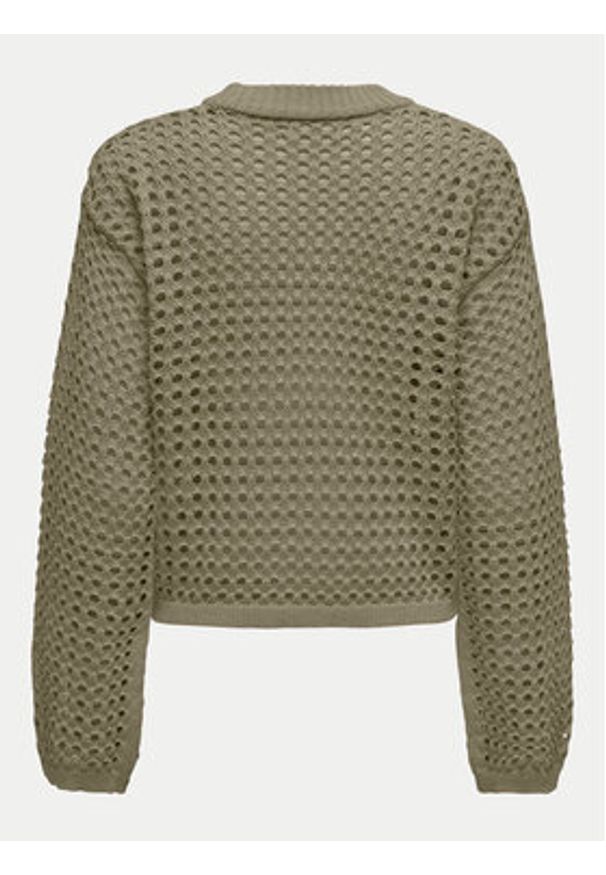 JDY Sweter Ronda 15317229 Zielony Regular Fit. Kolor: zielony. Materiał: syntetyk