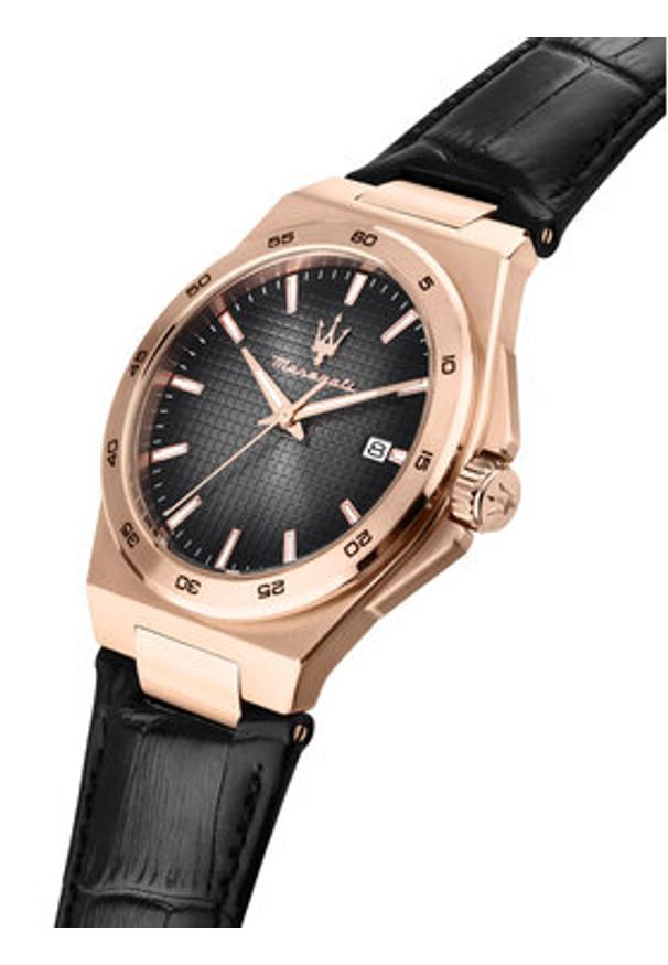 Maserati Zegarek Velocita R8851153001 Czarny. Kolor: czarny