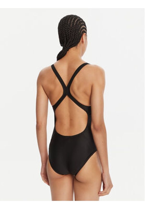 Adidas - adidas Strój kąpielowy 3-Stripes JN8119 Czarny Slim Fit. Kolor: czarny. Materiał: syntetyk