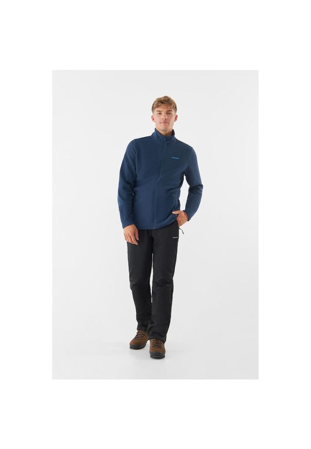 Bluza męska polarowa Viking Tesero Man. Kolor: niebieski. Materiał: polar. Sport: turystyka piesza