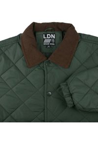 Przejściowa (Delikatnie Ocieplona) Kurtka Pikowana - Brave Soul - Ciemna Oliwka. Materiał: tkanina, poliester. Sezon: wiosna, zima, jesień #4
