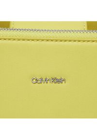 Calvin Klein Torebka Ck Must Tote Md K60K611441 Żółty. Kolor: żółty. Materiał: skórzane #5