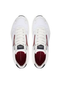 TOMMY HILFIGER - Tommy Hilfiger Sneakersy Yukon Mix FM0FM05833 Biały. Kolor: biały. Materiał: skóra #6