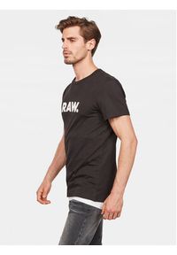 G-Star RAW - G-Star Raw T-Shirt Holorn D08512-8415 Czarny Regular Fit. Kolor: czarny. Materiał: bawełna #3