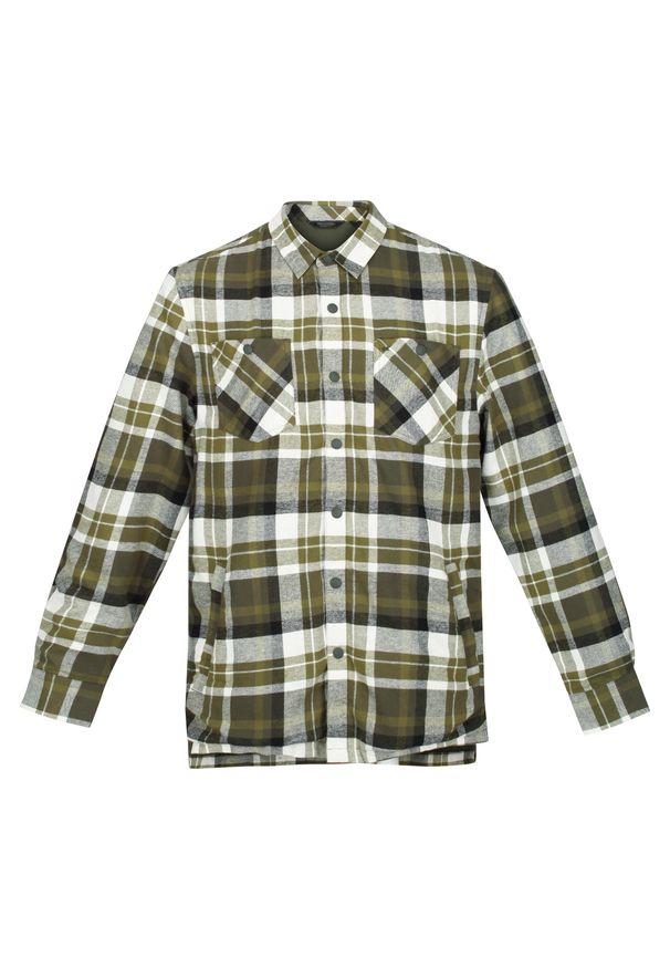 Regatta - Męska Koszula Thamos. Kolor: zielony. Sport: turystyka piesza