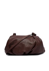BALAGAN - Balagan Torebka Plis M Brązowy ciemny. Kolor: brązowy. Materiał: skórzane #5