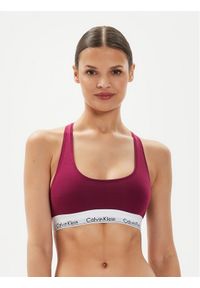 Calvin Klein Underwear Biustonosz top 0000F3785E Fioletowy. Kolor: fioletowy. Materiał: bawełna