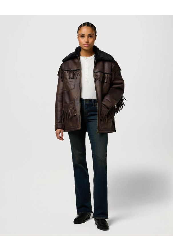 Wrangler - DAMSKIE SPODNIE WRANGLER LOW RISE BOLD BOOT PIONEER TOWN 112371208