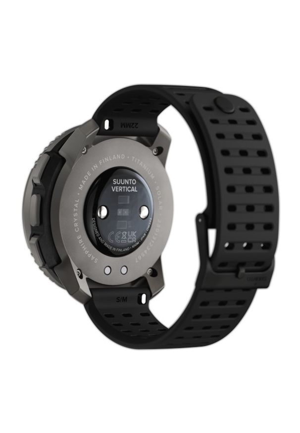 SUUNTO - Suunto Vertical Titanium Solar Black. Styl: sportowy, casual