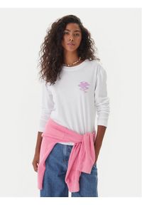 Quiksilver Bluzka EQWZT03200 Biały Regular Fit. Kolor: biały. Materiał: bawełna