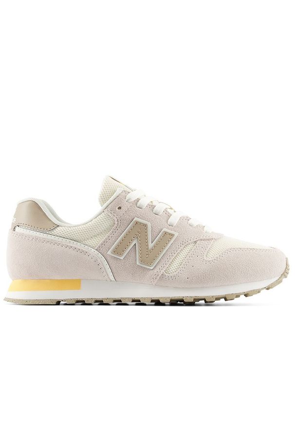 Buty damskie New Balance W373686 - beżowe. Okazja: na co dzień. Kolor: beżowy. Materiał: zamsz, materiał, skóra, guma, syntetyk. Szerokość cholewki: normalna. Model: New Balance 373