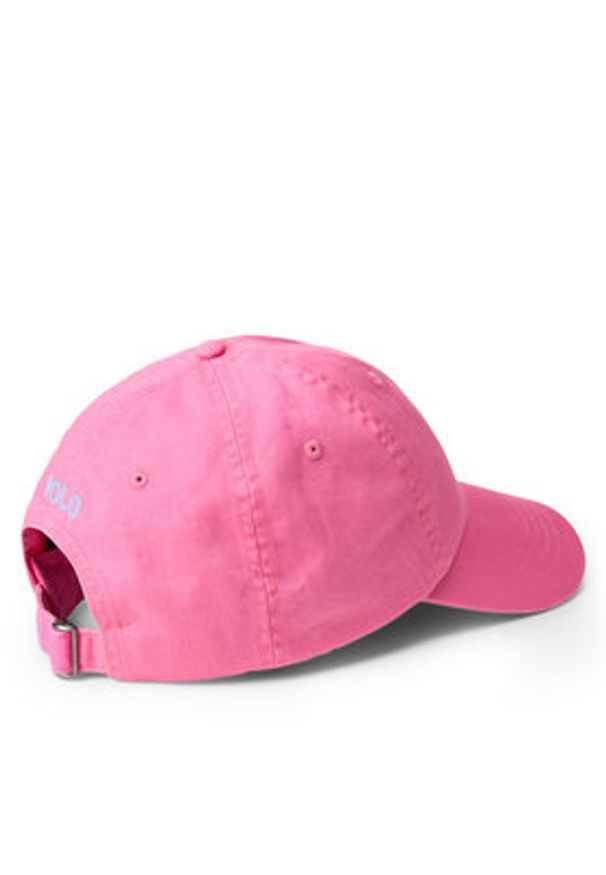 Polo Ralph Lauren Czapka z daszkiem 211912843502 Różowy. Kolor: różowy. Materiał: bawełna