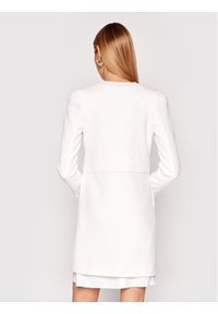Rinascimento Płaszcz przejściowy CFC0102462003 Biały Regular Fit. Kolor: biały #2