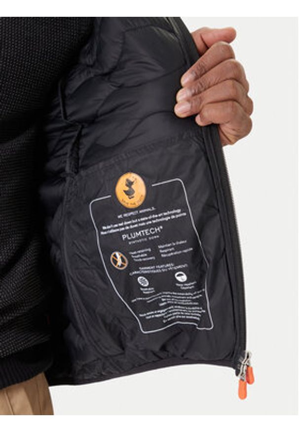 Save The Duck Kurtka przejściowa D32189M GIGA21 Czarny Regular Fit. Kolor: czarny. Materiał: syntetyk