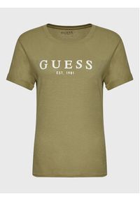 Guess T-Shirt 1981 W2BI68 K8G01 Zielony Regular Fit. Kolor: zielony. Materiał: bawełna #3