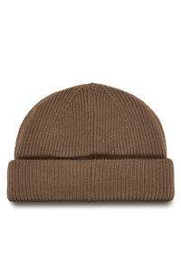 Calvin Klein Czapka LV04D8058G Brązowy. Kolor: brązowy. Materiał: wełna #3