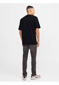 Jack & Jones - Jack&Jones T-Shirt Lafayette 12250435 Czarny Standard Fit. Kolor: czarny. Materiał: bawełna #4