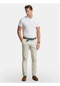 Polo Ralph Lauren Polo 710713130003 Biały Custom Slim Fit. Typ kołnierza: polo. Kolor: biały. Materiał: bawełna #5