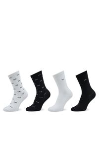 Zestaw 4 par wysokich skarpet damskich Calvin Klein. Kolor: czarny #1