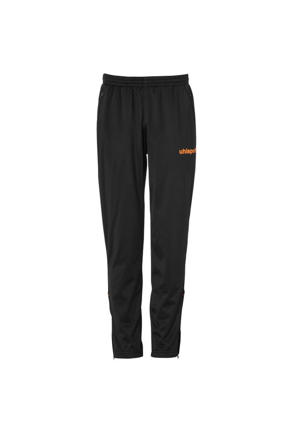 UHLSPORT - Spodnie dresowe dziecięce Classic Uhlsport Steam 22. Kolor: wielokolorowy, czarny, pomarańczowy. Materiał: dresówka. Sport: piłka nożna