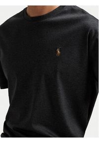 Polo Ralph Lauren T-Shirt Tsh 710740727032 Szary Slim Fit. Typ kołnierza: polo. Kolor: szary. Materiał: bawełna #4