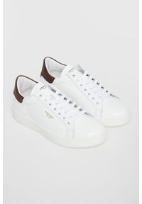 Twinset Milano - Sneakersy damskie skórzane TWINSET. Materiał: skóra #1