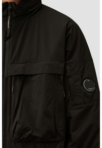 C.P. Company - C.P. COMPANY Czarna męska bomberka Short Jacket, Rozmiar XXL. Okazja: na co dzień. Kolor: czarny. Długość rękawa: długi rękaw. Długość: krótkie. Styl: casual, elegancki #3