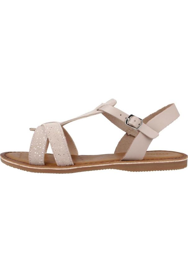 Geox - Sandały GEOX J SANDAL EOLIE G. Rose. Kolor: różowy. Materiał: skóra. Sezon: lato