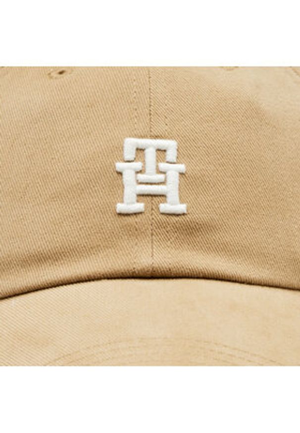 TOMMY HILFIGER - Tommy Hilfiger Czapka z daszkiem Utility Soft Cap AW0AW16363 Brązowy. Kolor: brązowy. Materiał: materiał