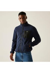 Regatta - Polar turystyczny męski Frankie Full Zip. Kolor: niebieski. Materiał: polar. Sport: turystyka piesza #1