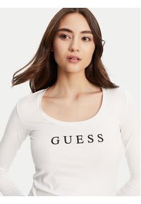Guess Bluzka O5RI00 KBBU1 Biały Regular Fit. Kolor: biały. Materiał: bawełna #5