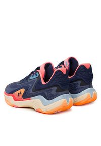 Under Armour Buty do koszykówki UA Spawn 7 3028461 Granatowy. Kolor: niebieski. Materiał: materiał. Sport: koszykówka #4