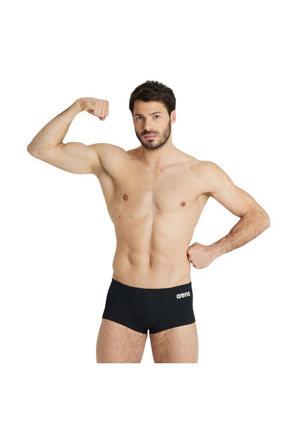 Arena - Bokserki kąpielowe męskie arena Team Swim Low Waist Short Solid. Kolor: wielokolorowy, czarny, brązowy, biały, zielony