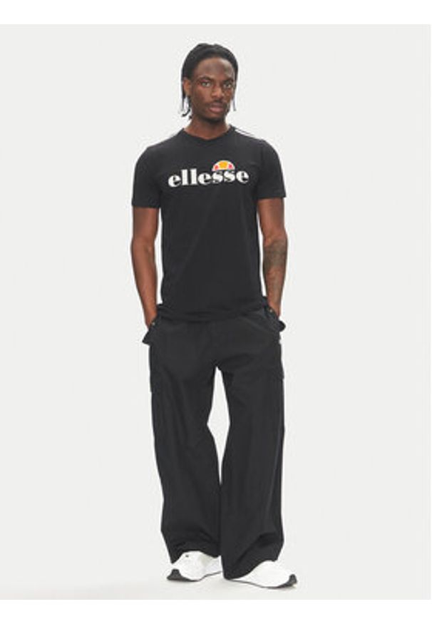 Ellesse T-Shirt Cella 2 SXZ10819 Czarny Regular Fit. Kolor: czarny. Materiał: bawełna