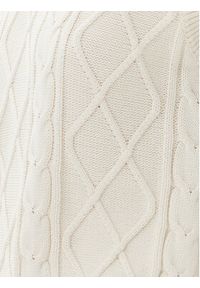 Guess Sweter V5GR00 Z3FB1 Biały Classic Fit. Kolor: biały. Materiał: bawełna