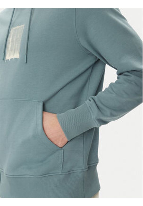 Calvin Klein Jeans Bluza Brush Stroke J30J327525 Niebieski Regular Fit. Kolor: niebieski. Materiał: bawełna