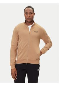 EA7 Emporio Armani Dres 8NPV60 PJVRZ M1013 Beżowy Regular Fit. Kolor: beżowy. Materiał: bawełna