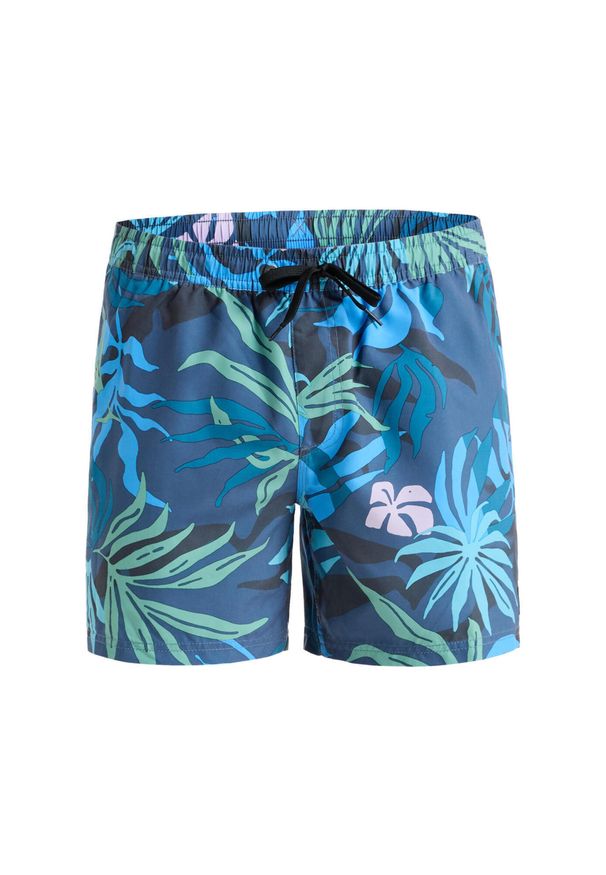 Quiksilver - Szorty kąpielowe EVERYDAY STRAIGHT 15" Niebieski Mężczyźni. Kolor: niebieski. Materiał: poliester, materiał. Styl: sportowy
