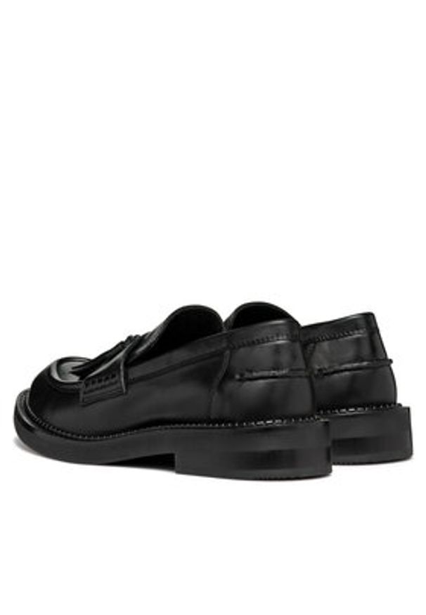 Geox Loafersy D Serilda D46WYH 00043 C9999 Czarny. Kolor: czarny. Materiał: skóra