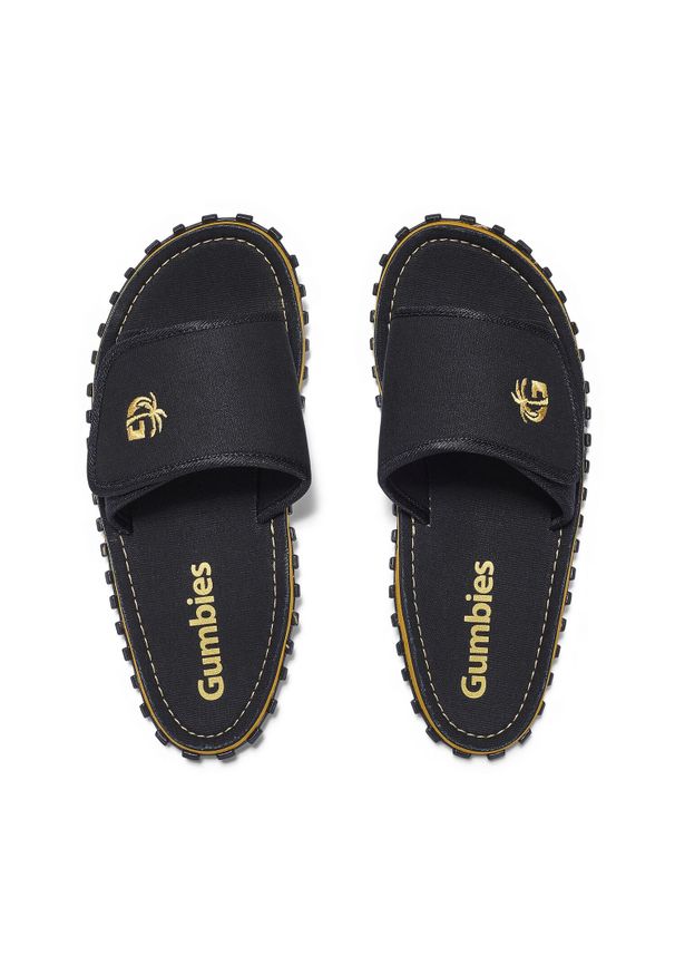Gumbies - Klapki GUMBIES STRIDER SLIDE UNISEX. Kolor: czarny. Styl: sportowy. Sport: fitness, pływanie